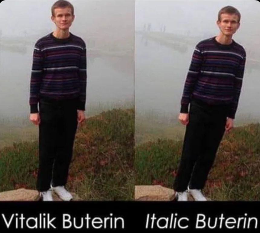 Bitstamp's tweet image. A super rare photo of Vitalik and his twin brother 👀