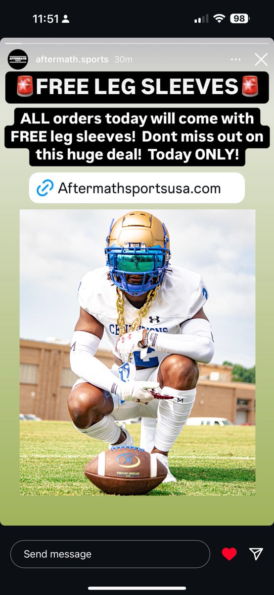 Hunter Long (@hunterlong2009) on Twitter photo Super excited to be repping for <a href="/AftermathAthlts/">Aftermath Sports Athletes</a> !! Promo Code HLONG
Let’s Go !! 10% off and free Leg Sleeves
🍀🏈🍀🏈 Super excited to be repping for <a href="/AftermathAthlts/">Aftermath Sports Athletes</a> !! Promo Code HLONG
Let’s Go !! 10% off and free Leg Sleeves
🍀🏈🍀🏈