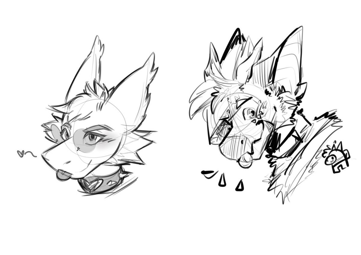 Me and <a href="/worecan/">worecan •̀⩊•́ ☆ (comm closed)</a> drawing each other today~