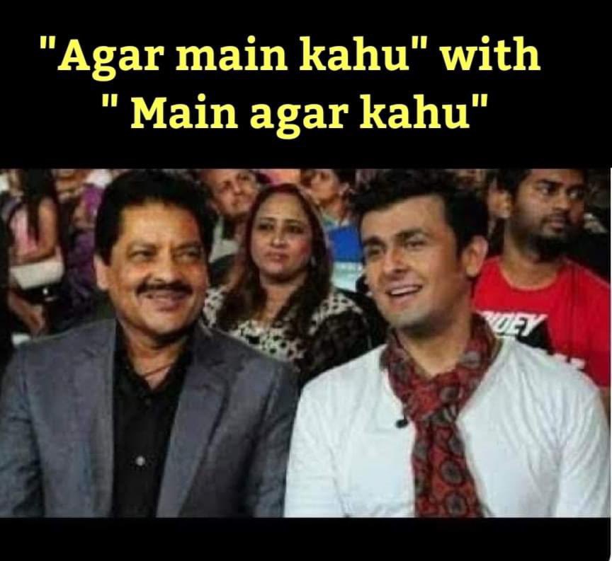 TheatreNearYou's tweet photo. Wouldn’t it be amazing if #KumarSanu or #Shaan sang this song I penned with the same three words in another order #KahoonMainAgar?

Here’s the mukhada:

Kahoon main agar, tumko magar
Hona-tum-khafaa, lagta hai darr
Rehti ho tum khwaab mein mere
Dooba hun main khayaal mein tere
Maanogi kab tum humko hai fikar

#wip
#NacheezNoor
Inspired by @Javedakhtarjadu sahab #MainAgarKahoon #OSO #AgarMainKahoon #Lakshya 

@9e3k @KhandaanPodcast @loveofcinemasf8