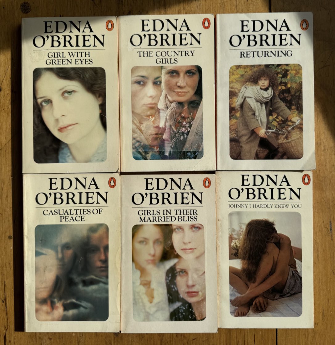 I was brought up on Joyce, Behan, Beckett and Flann O’Brien, but my own Irish literary hero was #Edna O’Brien. I found Edna in the 80s after I took home The Girl With Green Eyes from the library thinking it was a romance. How wrong I was - but she changed my life. Safe travels x