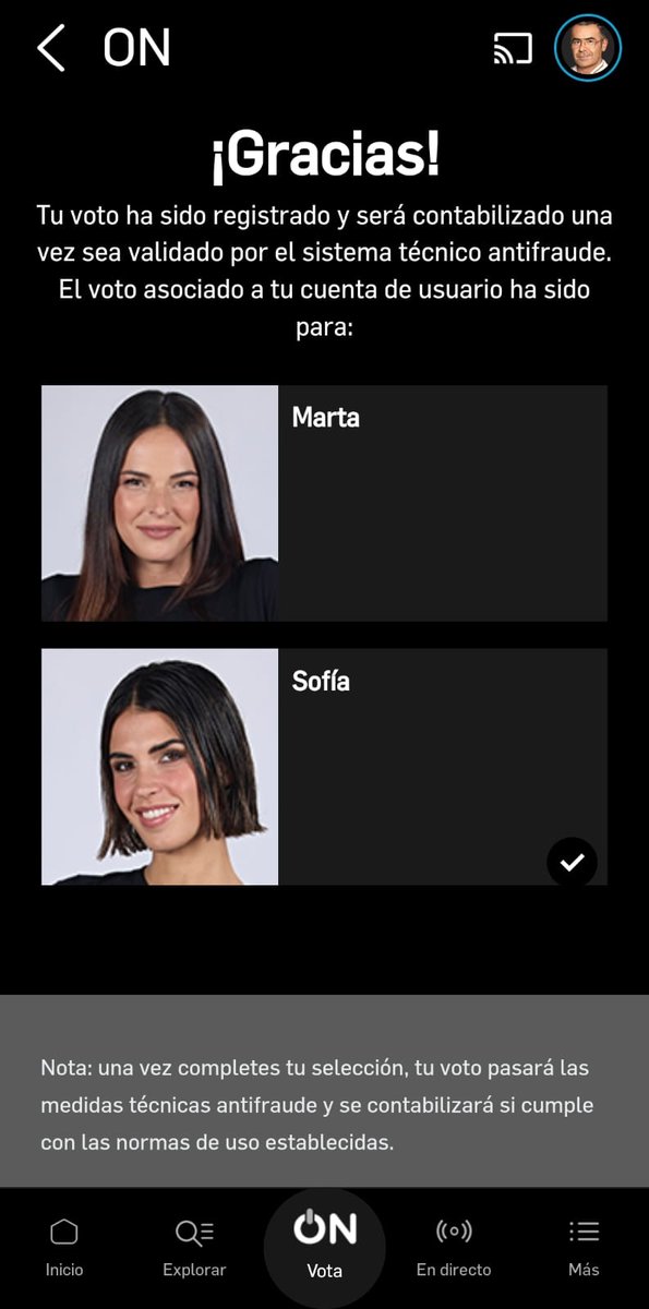 rafaglaf99's tweet photo. ¿Estás votando SALVAR Sofía Suescun en la app Mitele de Supervivientes All Stars?
RT- NO
MG- SI
#SVAllStarsFinal #SupervivientesAllStars #SVAllStars #Telecinco #Mediaset https://t.co/Y4o21cZkif