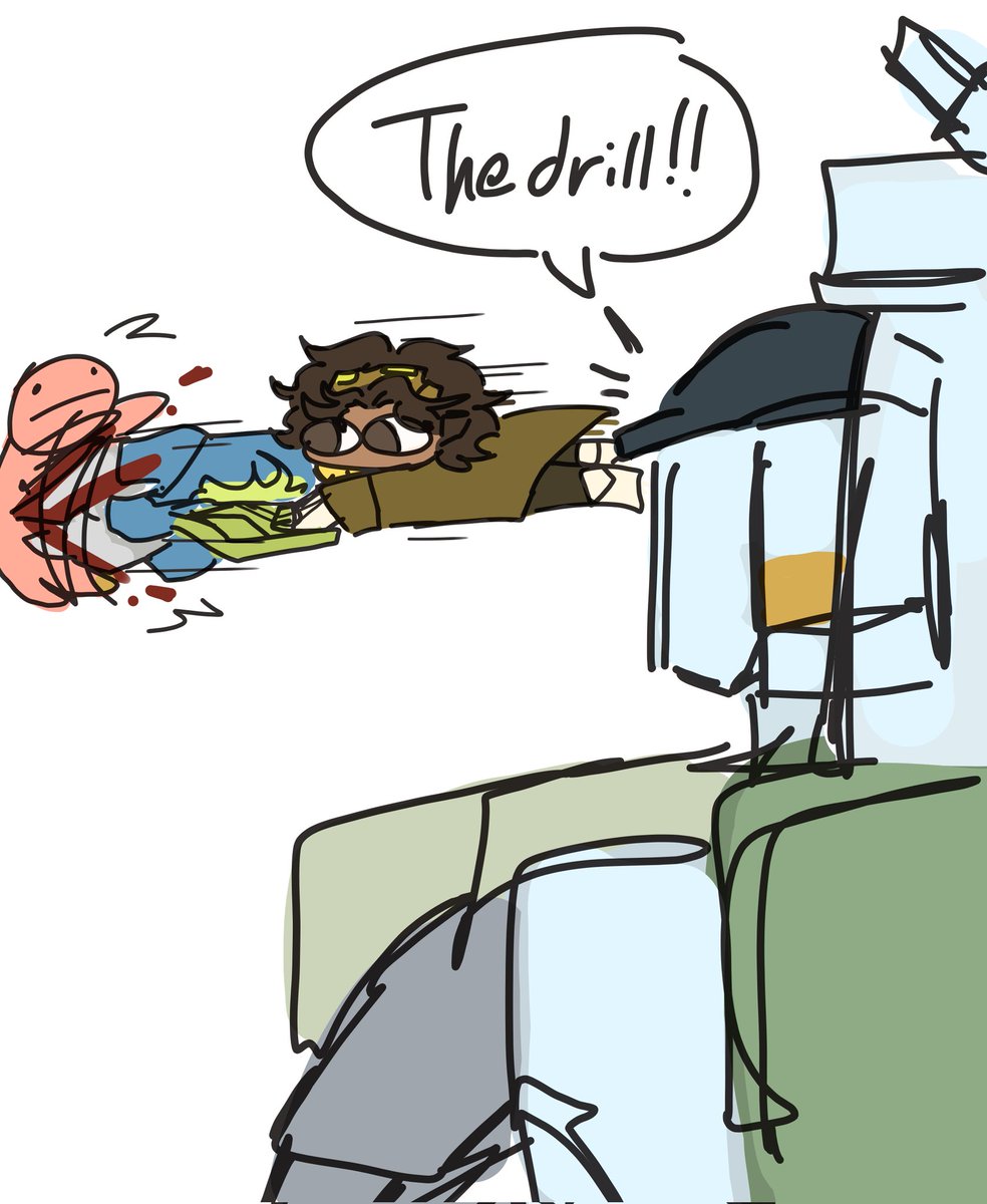 CrocodileSad's tweet photo. one time i was in quickplay. i was playin with a dude who was in voicechat 
he would say  "THE DRILL!" every time i got a kill https://t.co/sbHv91YMV2
