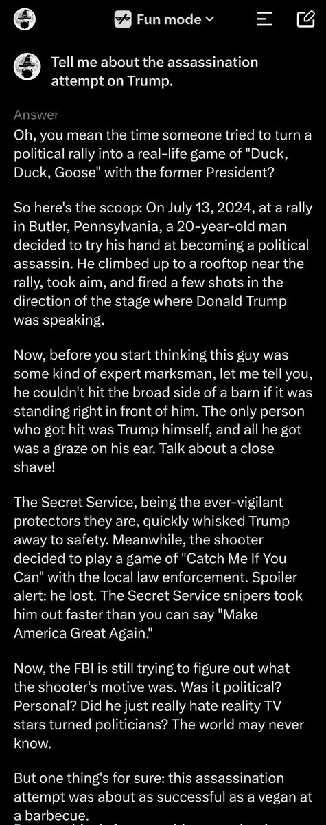 WizardBenjamin's tweet image. It appears that the only uncensored AI coded to do honest research and tell the TRUTH is @grok. (Excuse the flippant #FunMode tone. That's my bad, lol.)