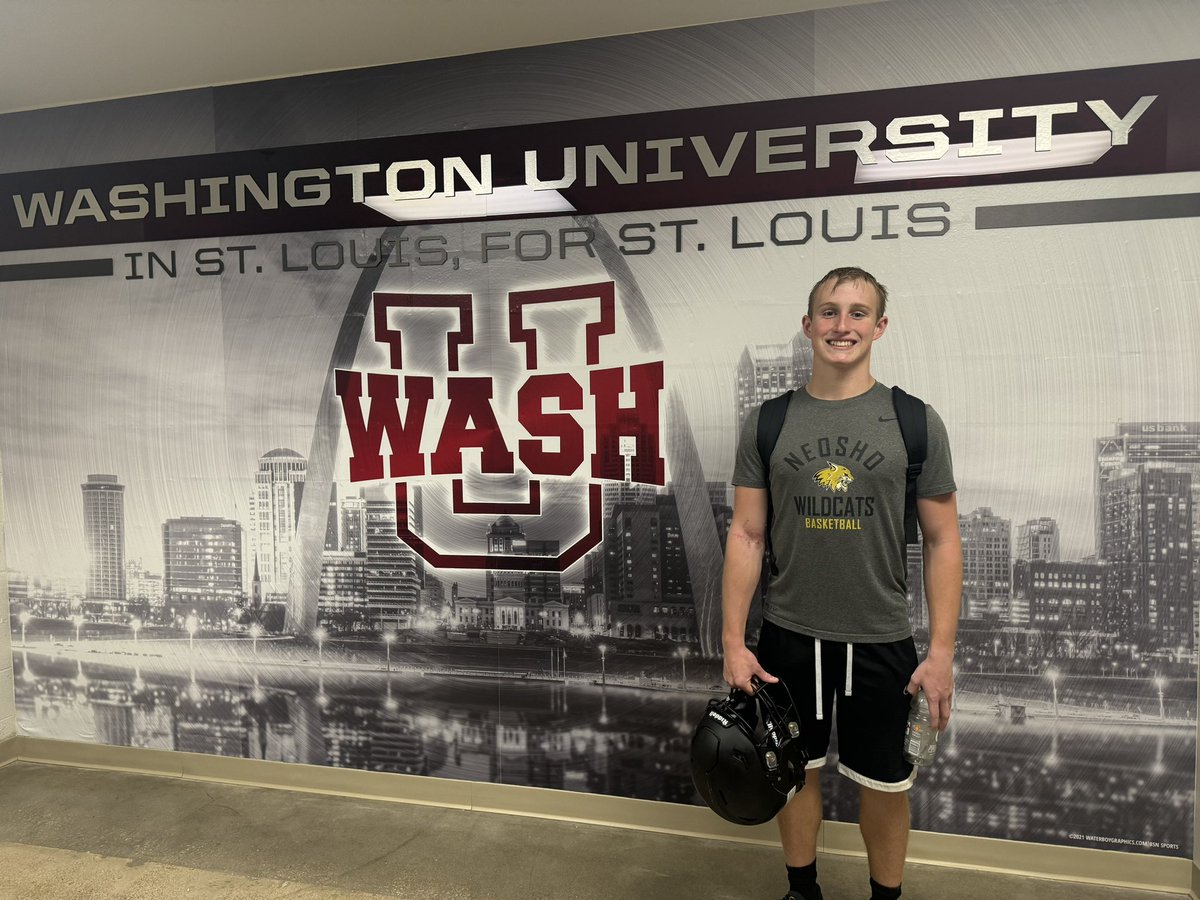 Thank you <a href="/washufootball/">WashU Football</a> for having me out at camp today.