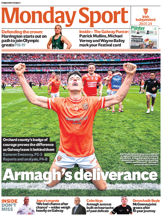 ciaranlennon's tweet photo. Monday's @IndoSport https://t.co/4PyVD77n9G