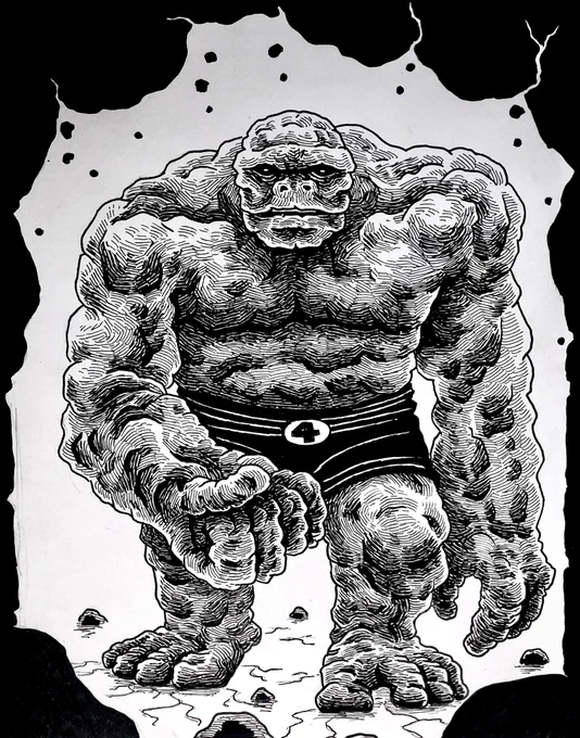 Ben Grimm, the fantastic Thing
(commission) 