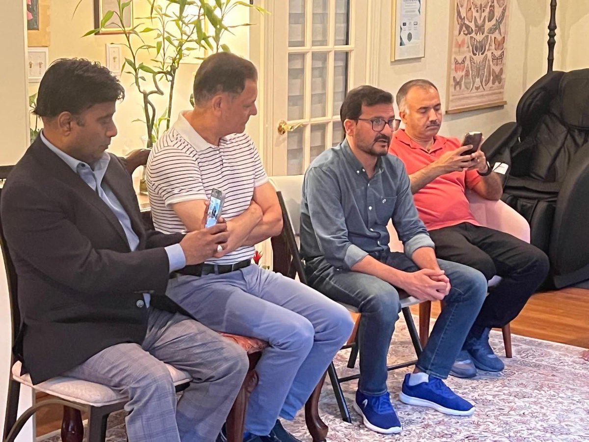 Hanif rehman (@hanifkhybertv) on Twitter photo Distinguished journalist and intellectual <a href="/FaizRehmanDC/">Faiz Rehman</a> organized a beautiful gathering at his home in Washington DC.I am deeply grateful to him for the honor and love. Poets, journalists and renowned intellectuals attended the gathering.
#Pakistan Distinguished journalist and intellectual <a href="/FaizRehmanDC/">Faiz Rehman</a> organized a beautiful gathering at his home in Washington DC.I am deeply grateful to him for the honor and love. Poets, journalists and renowned intellectuals attended the gathering.
#Pakistan