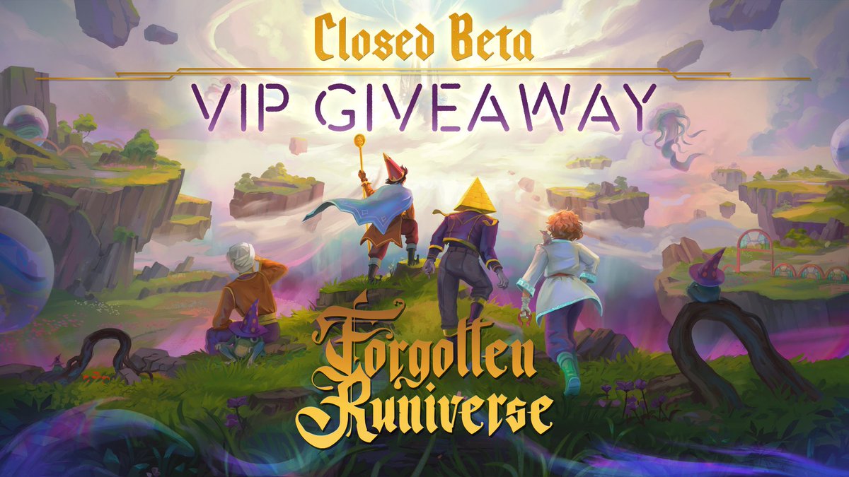🔥 WHITELIST LOTTERY ALLERT! 🔥

🤩The Forgotten Runiverse - Giveaway 15 slots for the upcoming Closed Beta 🎉

🗓️The project will soon launch the Closed Beta Test, taking place from July 31st to August 2nd. Early players will receive incentives from the project!

📝A brief