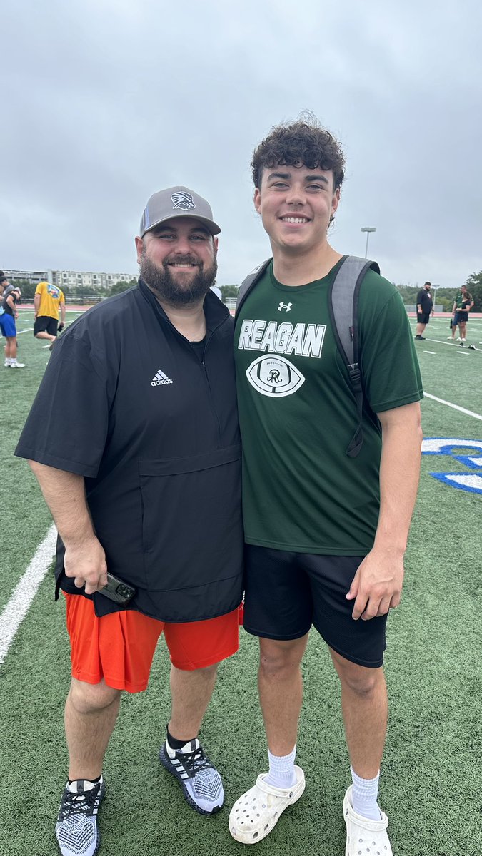 Kayden Mines (@mineskayden) on Twitter photo Had a great day with <a href="/UTPBFootball/">UTPB Football</a>, huge thanks to <a href="/CoachSantolla/">Zack Santolla</a> for the coaching and the tips. <a href="/SAReaganFball/">Reagan Football</a> <a href="/RockPerkins52/">Bill Perkins</a> Had a great day with <a href="/UTPBFootball/">UTPB Football</a>, huge thanks to <a href="/CoachSantolla/">Zack Santolla</a> for the coaching and the tips. <a href="/SAReaganFball/">Reagan Football</a> <a href="/RockPerkins52/">Bill Perkins</a>