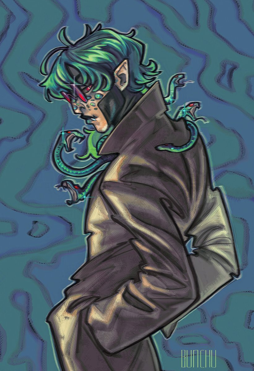 bunchunstuff's tweet photo. #artfight 🐍
revenge on GeckoMoss (Midsartbox on Insta) https://t.co/axRWcXz0Fe