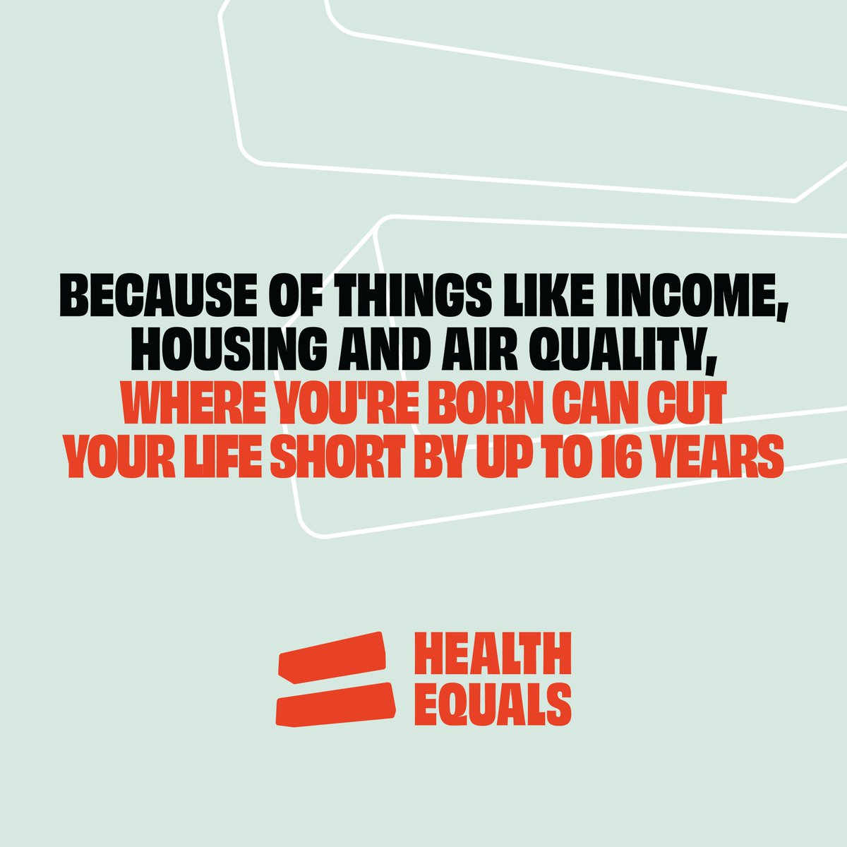 Our health is shaped by the world around us, from our housing to air quality and income. 

But 1/3 of people in Yorkshire and the Humber do not have enough money to live well. 

It doesn’t have to be this way. 

Let’s #MakeHealthEqual

Find out more: healthequals.org.uk/make-health-eq…