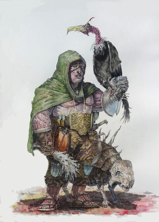 「Dwarf Ranger by Matt Hilker #DarkSun 」|Benのイラスト