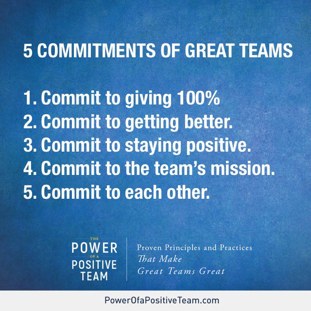 5 Commitments of Great Teams!
