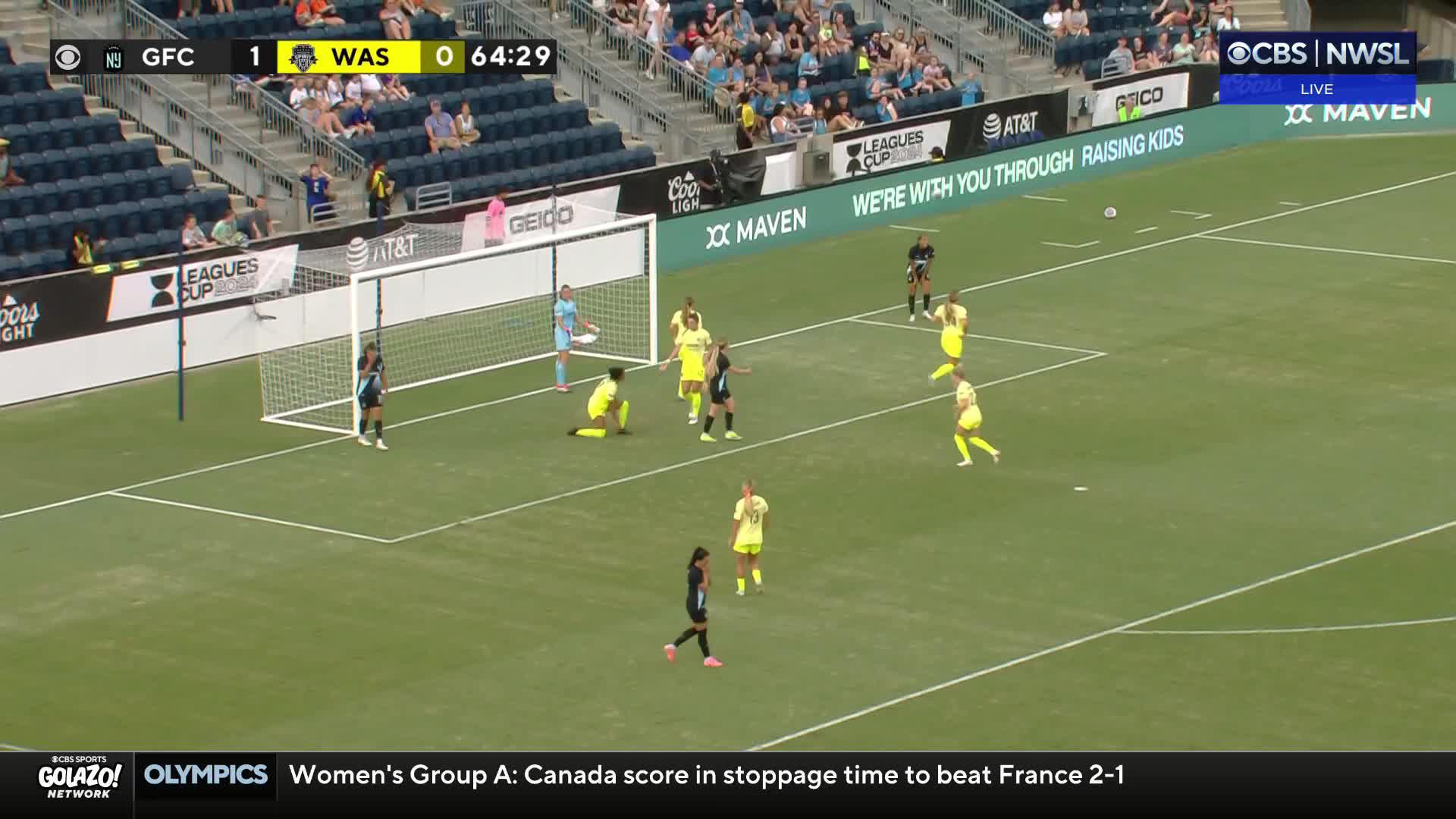 OFF THE LINE FROM MAYA GORDON @WashSpirit 😱