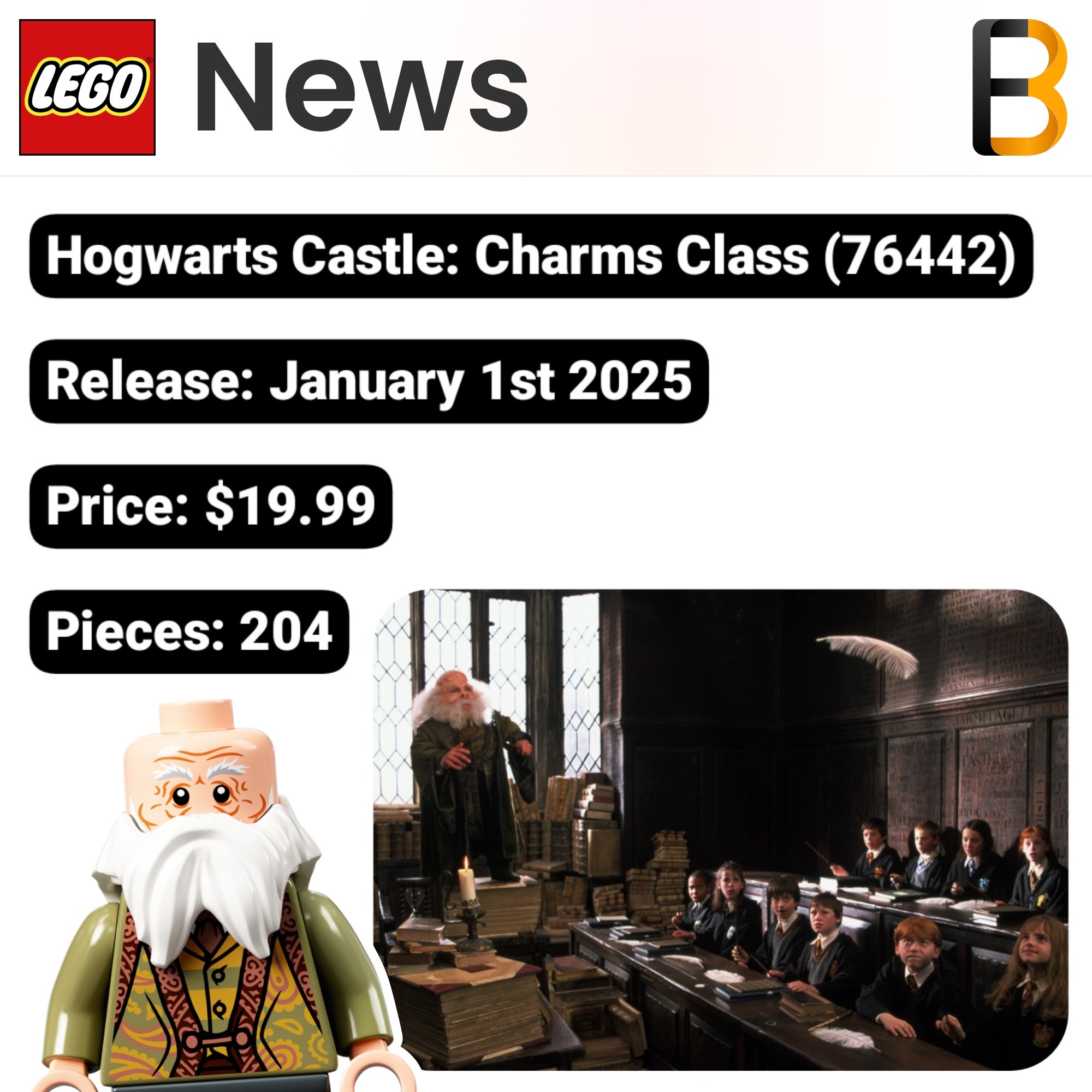 Falconbricks LEGO News on X New LEGO Harry Potter Charms Class set rumored for 2025 legonews legoleaks lego HarryPotter https t a7ZUd8zX9m X