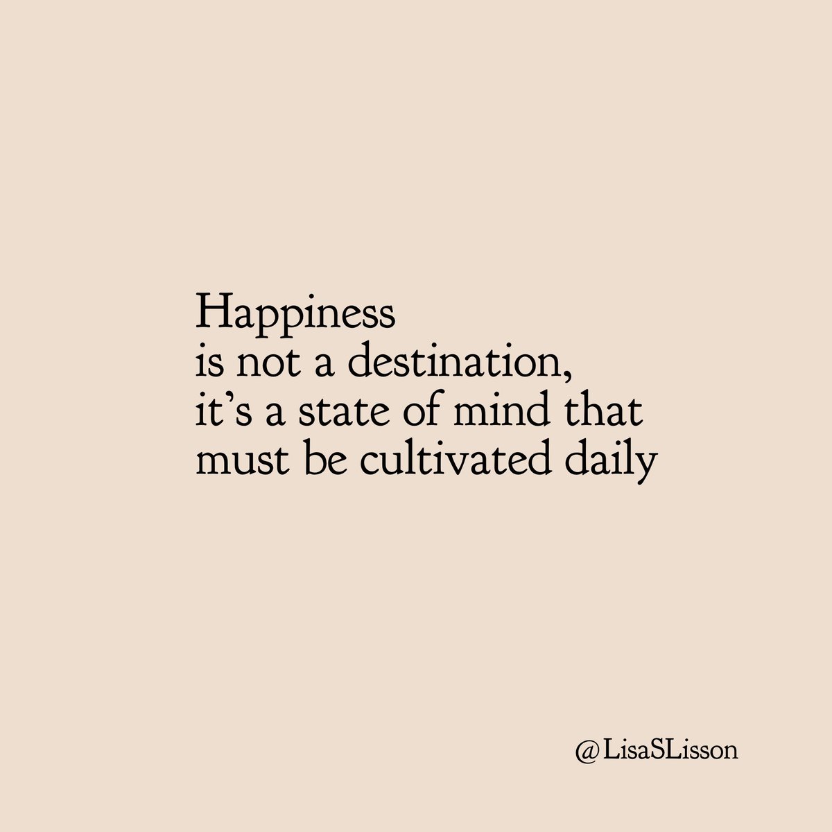 True happiness is a state of mind that can only be created within by focusing on what we are grateful for, cultivating positive thoughts, and fostering authentic connections that bring us joy ♥️