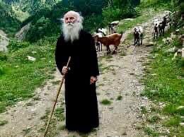In 2007 Father Panagiotis Tsiolis was digging in his garden and crying for a blasphemous movie that was going to be played in the cinemas. Then he heard a voice from the sky telling him: “Why do you cry priest and wail, I am too high, their arrows don’t reach me, they are going