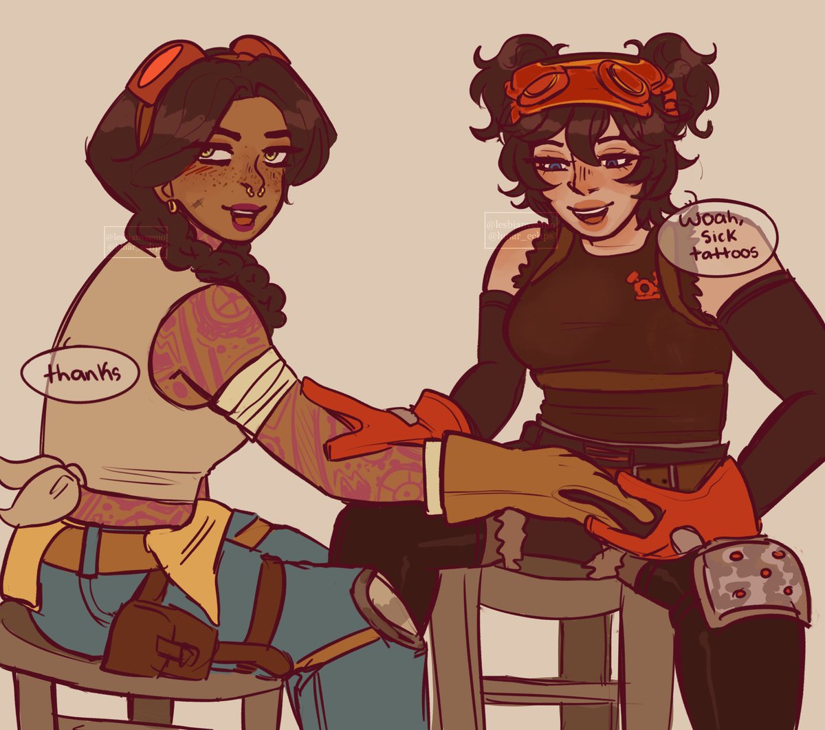 llunarecl1ps's tweet image. chat… is this yuri..#fortnite #nitroengineering