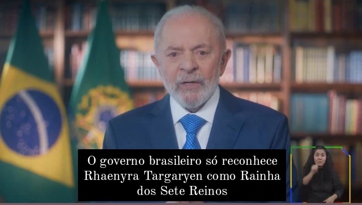 Finalmente o Presidente Lula disse o óbvio, pronunciamento forte.
#ACasaDoDragão
