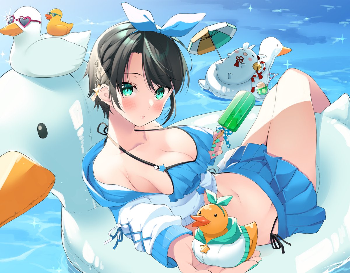 大空スバル ,スバルドダック 「」|ゆきの＠今世は五縁がありますように！　3/9発売のイラスト