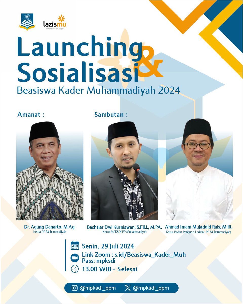 Majelis kader Memanggil....
Kami membuka pendaftaran beasiswa bagi kader insani studi S1 dan S2 Muhammadiyah. Silahkan mendaftar

<a href="/mpksdi_ppm/">Kader Muhammadiyah</a> <a href="/muhammadiyah/">Muhammadiyah</a> <a href="/PPIPM/">Rumah Kreatif Pelajar</a> <a href="/dppimmofficial/">DPP IMM</a> <a href="/PPPemudaMu/">Pimpinan Pusat Pemuda Muhammadiyah</a> <a href="/ppnasyiah/">Nasyiatul Aisyiyah</a> <a href="/PPAisyiyah/">'Aisyiyah</a> 

#muhammadiyah
#beasiswa
#kader