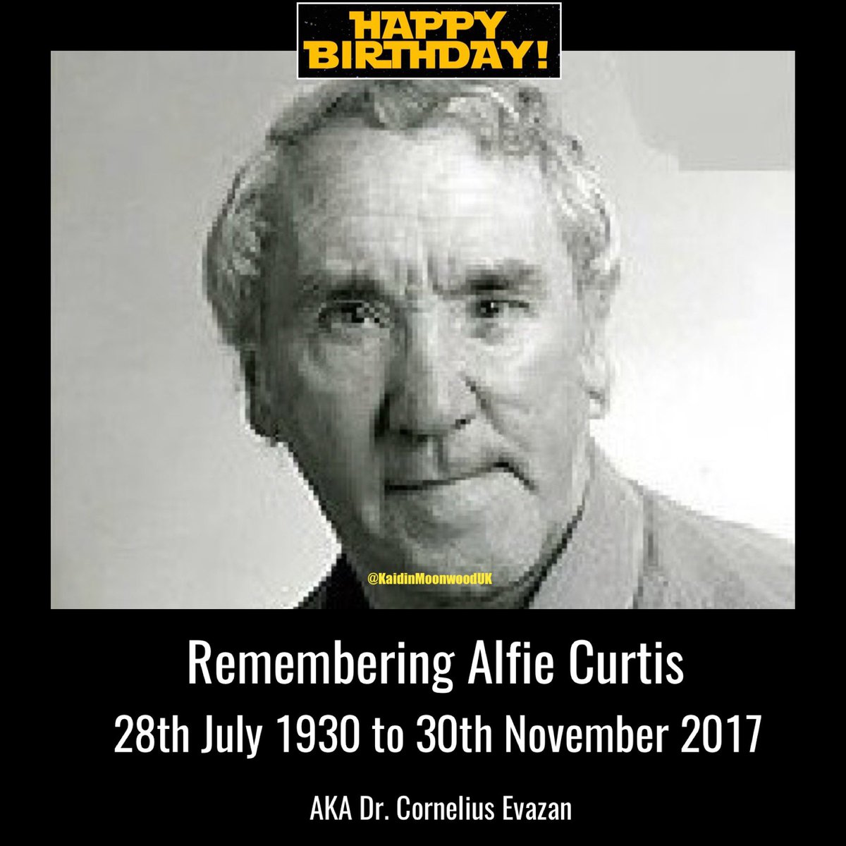 Kaidin_Moonwood's tweet photo. Remembering Alfie Curtis aka Dr. Cornelius Evazan.
28th July 1930 to 30th November 2017.
#StarWarsBirthday #AlfieCurtis #DrCorneliusEvazan #StarWars #ANewHope #AtOneWithTheForce
https://t.co/SkzFIEjZIE https://t.co/mJNdLQTX3W