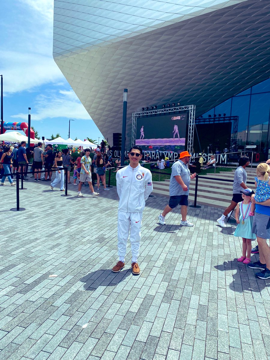 XiaoTeamUSA's tweet photo. 🇺🇸🇫🇷 Thank you for having me @USOPMuseum for the Summer Festival. Representing this great nation is the absolute honor I will indulge. 
🌍

#Paris2024 #TeamUSA #USAShooting #USOPMuseum @KOAA @rmpbs @CentreCoGazette https://t.co/ZbPDdp2IBy