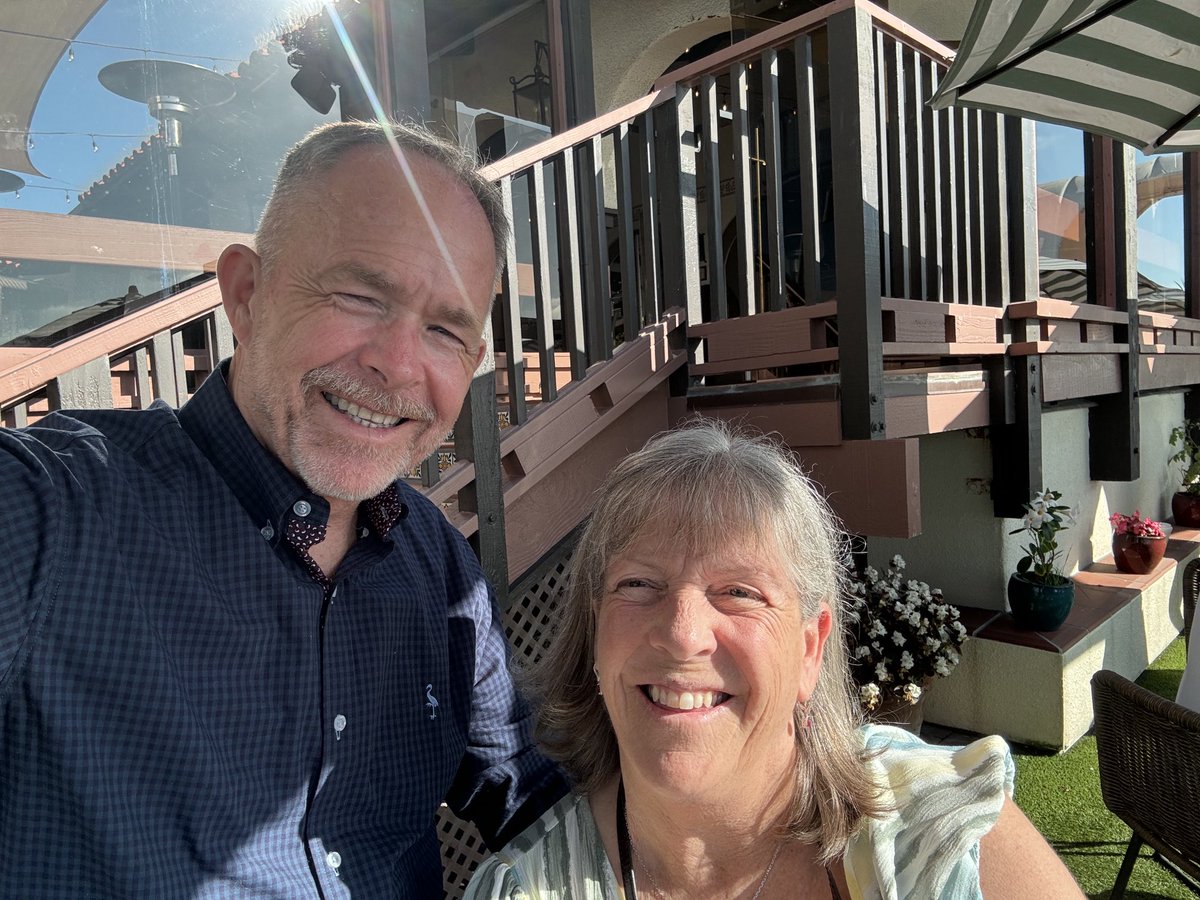 Celebrating 40 years of marriage today in La Jolla. We have been truly blessed with a wonderful family and great friends. Cheers to the next 40 years. Life is GREAT! 🙏😀🎉🍾