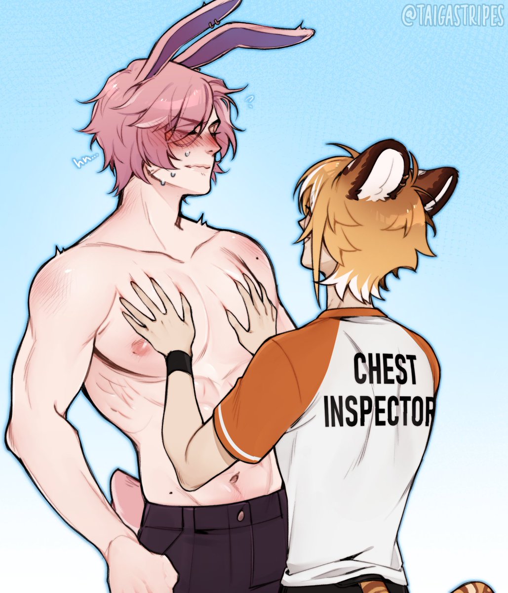 He is just doing his job!!! 🐯🐰

|| #Taigallery || #RoyChiArt ||