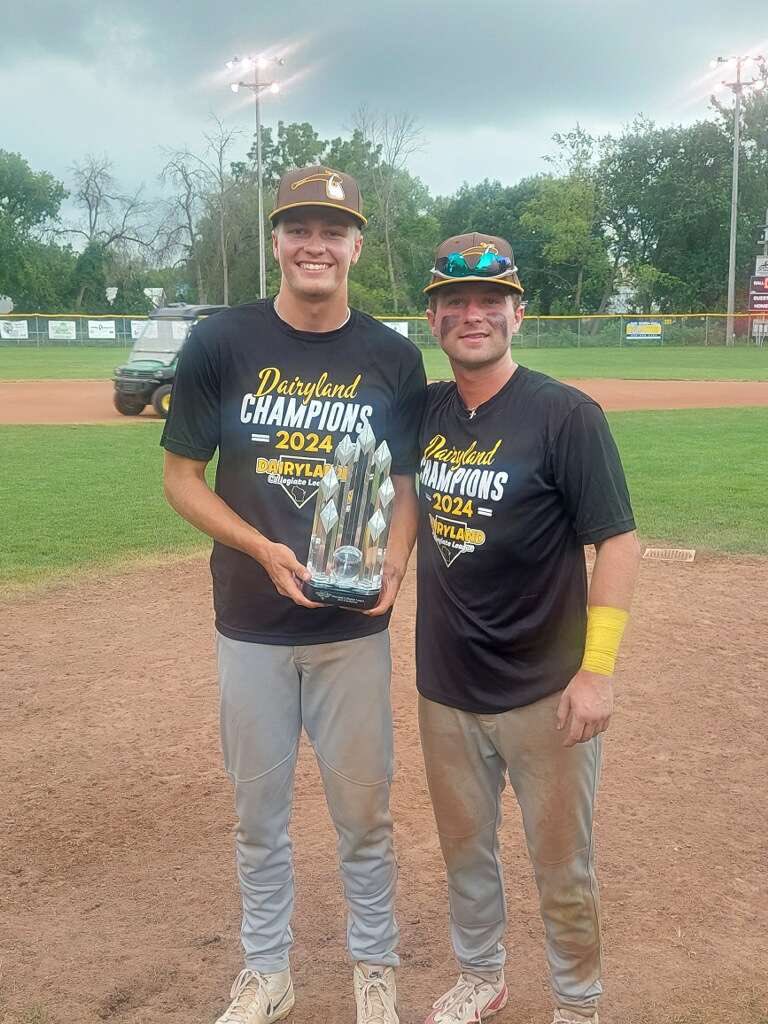 Lake Mills Baseball (@lmhsbsbl) on Twitter photo 2024 <a href="/DairylandLeague/">Dairyland Collegiate League</a> Champions 🏆 Congrats to <a href="/BrodyHenderso17/">Brody Henderson</a> & <a href="/spencer_hans/">Spencer Hans</a> ! 2024 <a href="/DairylandLeague/">Dairyland Collegiate League</a> Champions 🏆 Congrats to <a href="/BrodyHenderso17/">Brody Henderson</a> & <a href="/spencer_hans/">Spencer Hans</a> !