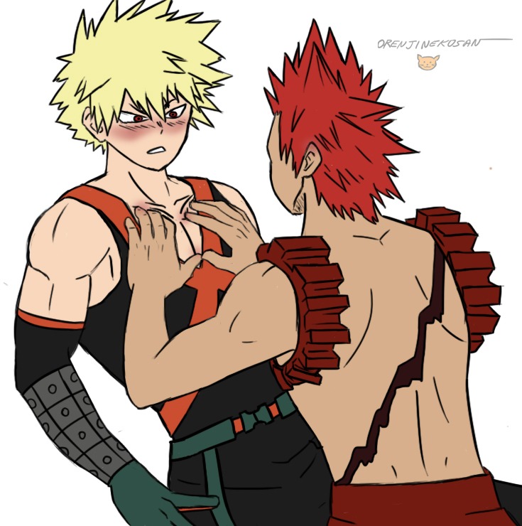 PotyraArt's tweet photo. Tive que fazer pelo menos um rascunho kkkkkkkk 🥰💕

#kiribaku #切爆 https://t.co/x2hSld5jFK