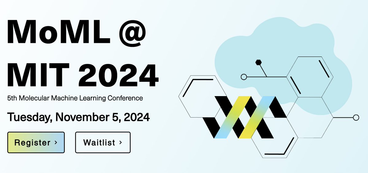 HannesStaerk's tweet image. #MoML will be organized at MIT again this Fall by @AIHealthMIT ❤️

Consider signing up for free (which is &quot;misnamed&quot; as waitlist on the website) here: moml.mit.edu/waitlist

(also the &quot;Non-students/postdocs will NOT be admitted via Waitlist.&quot; is not accurate probably)