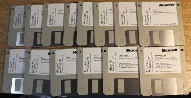 You may be old, but are you "Installed Windows 95 from a bunch of floppy disks" old?