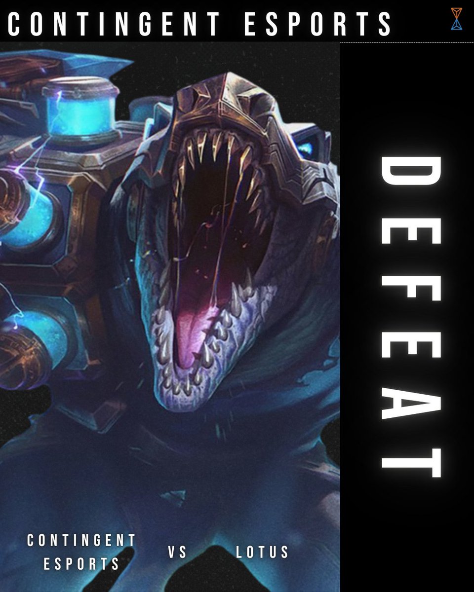 We sadly end the night with a loss against Lotus. GG! 🪷