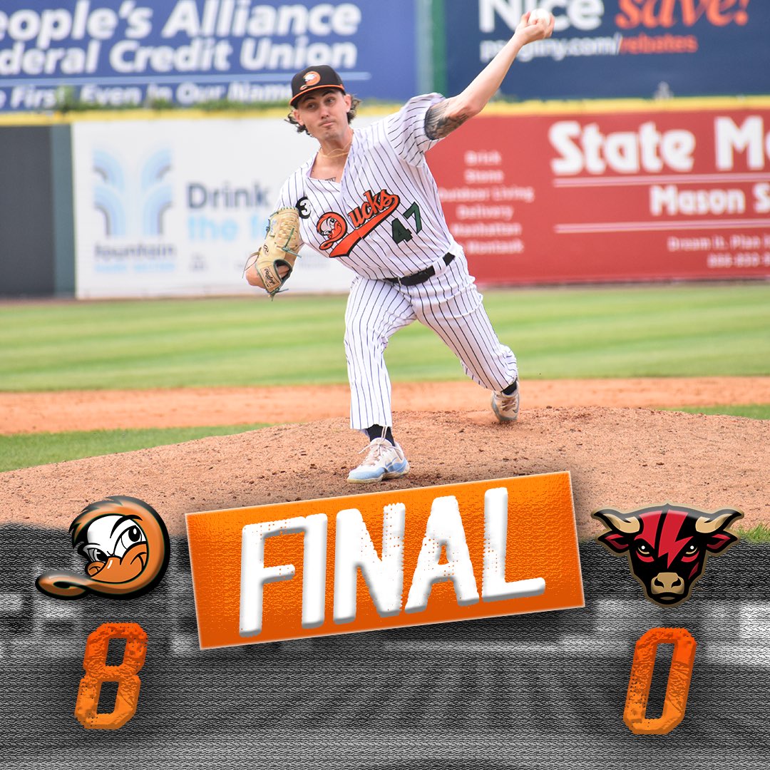 Long Island Ducks (@liducks) on Twitter photo RECAP: A dominant performance from the Ducks pitching staff, and a late surge from the offense lifted the Flock to an 8-0 shutout win on Sunday and a series victory over the <a href="/LancStormers/">Lancaster Stormers</a>!
📰: liducks.com/ducks-hold-sto… RECAP: A dominant performance from the Ducks pitching staff, and a late surge from the offense lifted the Flock to an 8-0 shutout win on Sunday and a series victory over the <a href="/LancStormers/">Lancaster Stormers</a>!
📰: liducks.com/ducks-hold-sto…