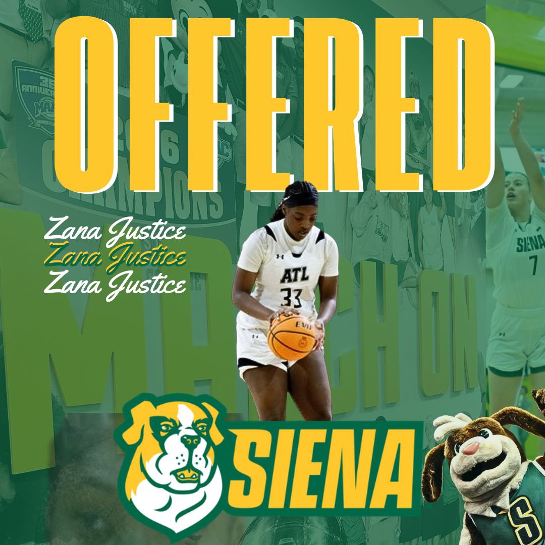 After a great conversation with <a href="/SienaCoachPrimm/">Terry Primm</a> I’m very blessed to receive an offer from Siena!! Thank you!
<a href="/AtlBucks/">ATL Bucks Basketball Club</a> <a href="/paulbel72581242/">Paul Belcher</a>