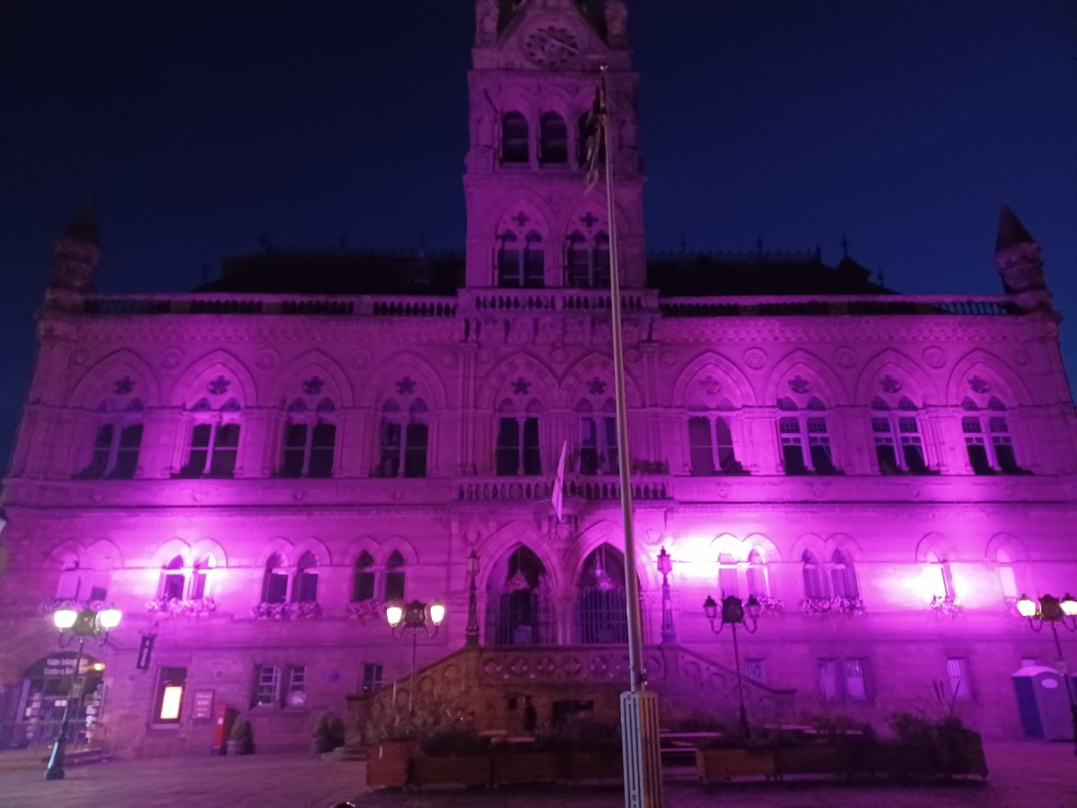 Chester townhall WHD 2024 raising awareness with tourists
