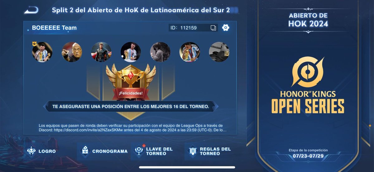 Primer paso completado, Ya estamos entre los 16 mejores del torneo, Nuestro siguiente paso comienza el 7 de agosto buscando conseguir uno de esos dos spot para americas