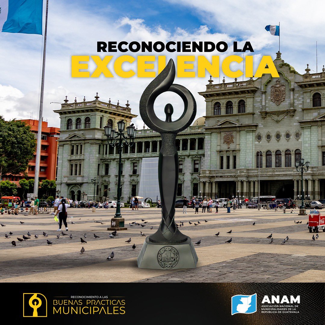 🏆👏🇬🇹 Reconocimiento a las “Buenas Prácticas Municipales” un premio otorgado a la excelencia municipal, donde participan las 340 municipalidades del país. 

Conoce más ingresando a: anam.org.gt/premiosmunicip…
