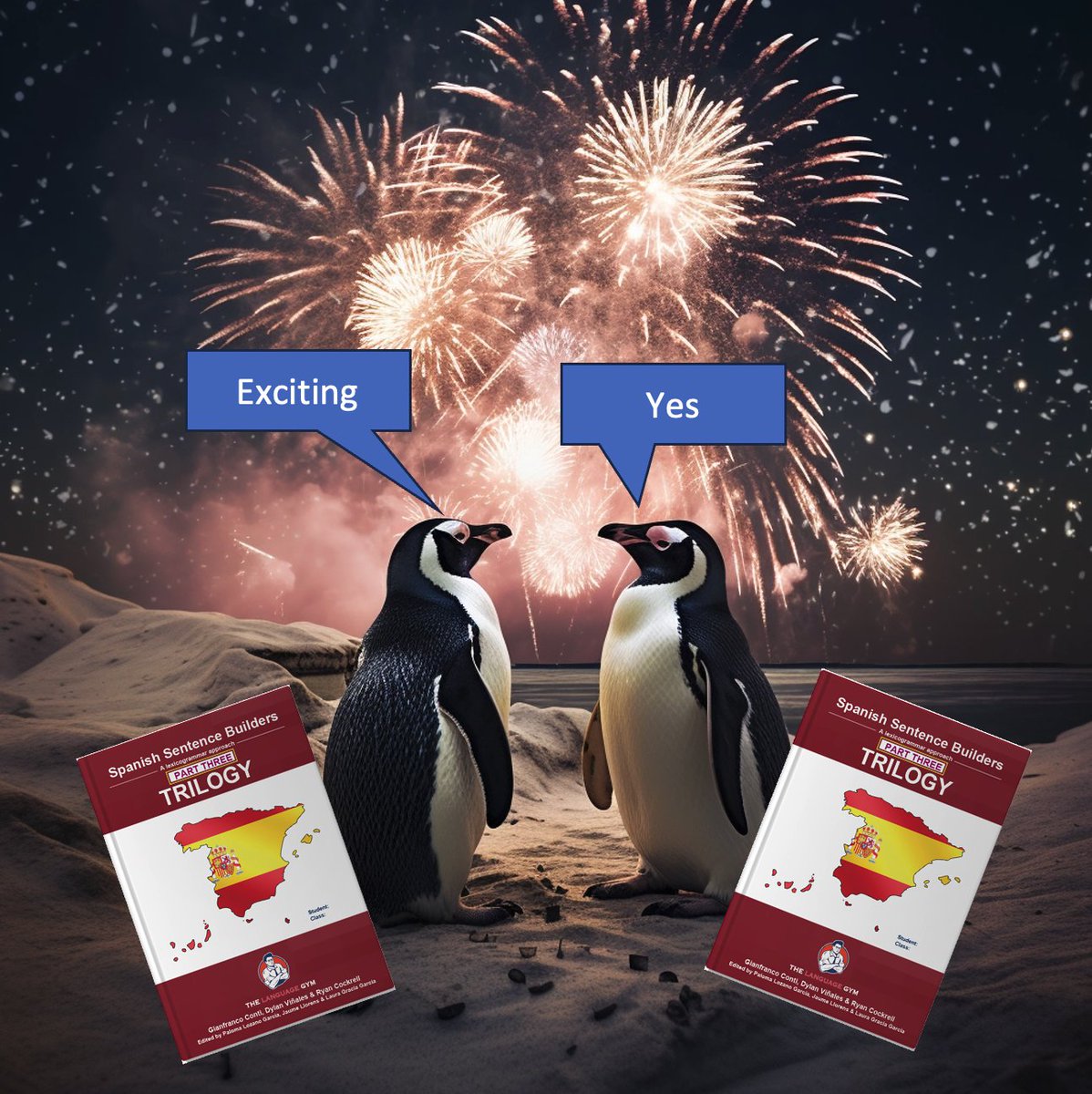 DylanViñales🙋♂️🐧 (@mrvinalesmfl) on Twitter photo Officially PUBLISHED and going LIVE in next 1-2 days! Watch this space. 🎉🎉🎉
CONGRATS to the whole team! Gian, Ryan, Paloma, Jaume & Laura and the biggest THANKS ever to the Guest Proofreader team!!
Launch GIVEAWAY coming soon!
🙏❤️🐧🎉
#mfltwitterati <a href="/gianfrancocont9/">Dr Gianfranco Conti</a> Officially PUBLISHED and going LIVE in next 1-2 days! Watch this space. 🎉🎉🎉
CONGRATS to the whole team! Gian, Ryan, Paloma, Jaume & Laura and the biggest THANKS ever to the Guest Proofreader team!!
Launch GIVEAWAY coming soon!
🙏❤️🐧🎉
#mfltwitterati <a href="/gianfrancocont9/">Dr Gianfranco Conti</a>