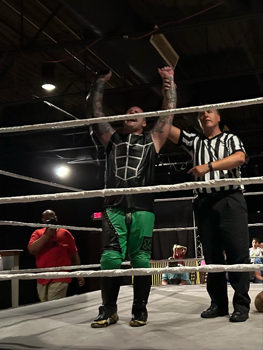Independence Pro Wrestling (@__ipw__) on Twitter photo In a shocking turn of events, <a href="/_Josh_Raymond_/">JØ₴Ⱨ Ɽ₳Ɏ₥Ø₦Đ</a> has become the new IPW Michiana Champion!
Photo Credit: @Angeliceratops In a shocking turn of events, <a href="/_Josh_Raymond_/">JØ₴Ⱨ Ɽ₳Ɏ₥Ø₦Đ</a> has become the new IPW Michiana Champion!
Photo Credit: @Angeliceratops