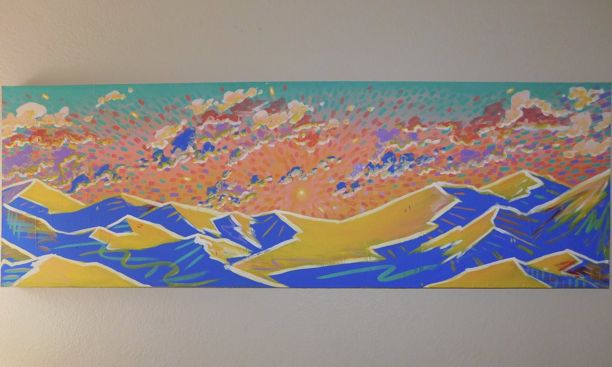 shoegazy_bby's tweet photo. New painting!! 💙✨ https://t.co/s4Vvp7vteV