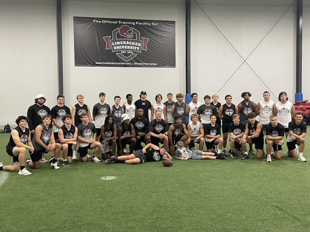 Had an amazing time this weekend <a href="/LinebackerCamps/">LinebackerUniversity</a>! Thanks for the great coaching and tips 
<a href="/mmlbuniversity/">coachmonroe</a> 
<a href="/anticodalton/">Antico Dalton</a> 
<a href="/ChaseMonroe58/">Chase Monroe</a>