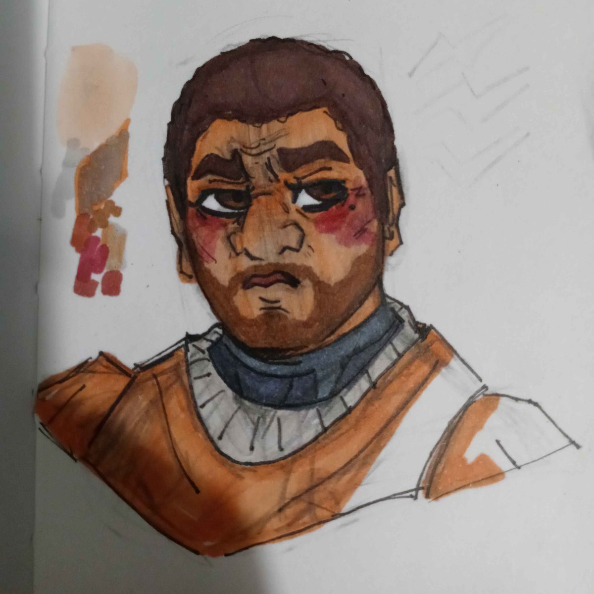 dema_dogboy's tweet image. doodled Boss, gonna do a digital later :3 

#starwars #tcw #republiccommandos #deltasquad #deltasquadboss #sketchbook