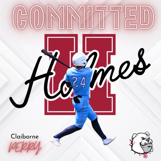 Claiborne Perry (@perryclaiborne) on Twitter photo I am extremely excited to announce that I will be continuing my academic and athletic career at Holmes Community College. I would like to thank God for blessing me with this opportunity, as well as my family, coaches, and teammates for helping get to this point. <a href="/deloach26/">Scott DeLoach</a> I am extremely excited to announce that I will be continuing my academic and athletic career at Holmes Community College. I would like to thank God for blessing me with this opportunity, as well as my family, coaches, and teammates for helping get to this point. <a href="/deloach26/">Scott DeLoach</a>