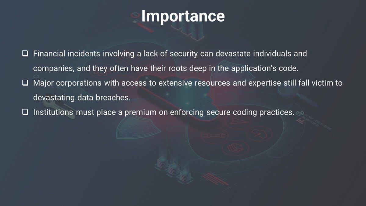 felix_hud's tweet image. Today I learned about securing code and software, including the importance of securing code and the actions and steps to take. Protecting software from vulnerabilities is crucial for robust security. 

#LSPPDay59 #60DaysOfLearning2024 #LearningWithLeapfrog @lftechnology