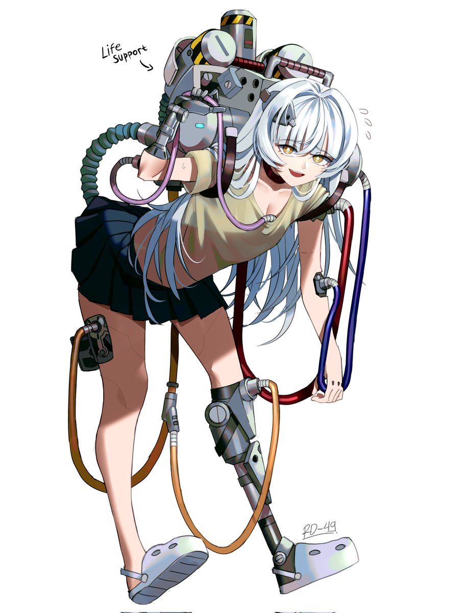Sick robot....
#artwork #illustration #Original #originalcharacter #Robot #robotgirl #Mecha #mechagirl #rkgk