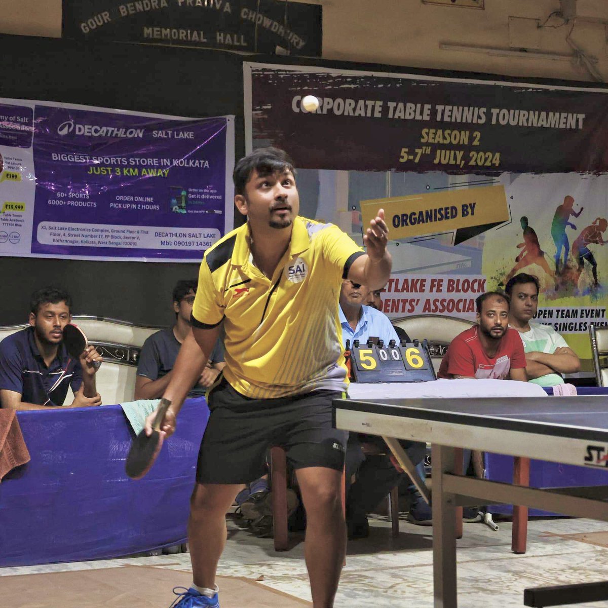srijitok's tweet photo. Legend coach Table Tennis Mihir Ghosh sir with me in Corporate Table Tennis Tournament 2024
“Phantom team 3rd place (Semi final)” https://t.co/zdYitI0zNh