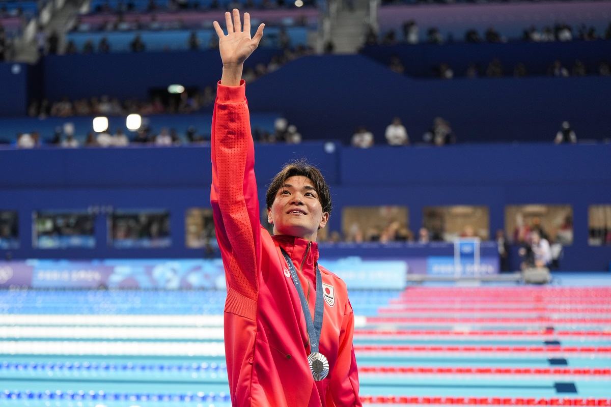 The Silver Goes to Japan's Tomoyuki Matsushita; Léon Marchand